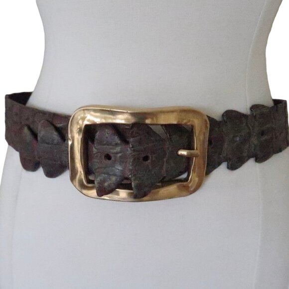 MASSI MILIANO Nile Crocodile leather belt IT 80 US 32 main image 5